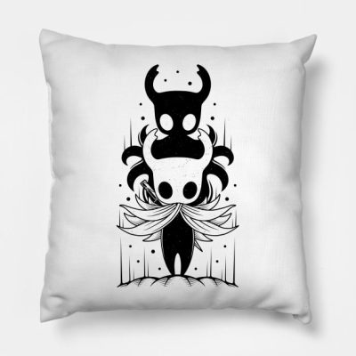 The Knight And The Shade Throw Pillow Official Hollow Knight Merch