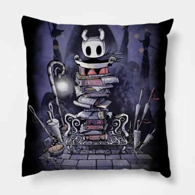 The Knight Without Name Throw Pillow Official Hollow Knight Merch
