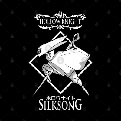 Hollow Knight Silksong Black And White Tapestry Official Hollow Knight Merch