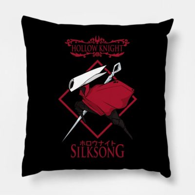 Hollow Knight Silksong Red Throw Pillow Official Hollow Knight Merch