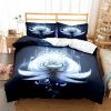 3D Printing Art Hollow Knight Bedroom Twin Bedding Set 3 Piece Comforter Kids Bed Duvet Cover 4 - Hollow Knight Store