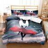 3D Printing Art Hollow Knight Bedroom Twin Bedding Set 3 Piece Comforter Kids Bed Duvet Cover 8 - Hollow Knight Store