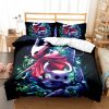3D Printing Art Hollow Knight Bedroom Twin Bedding Set 3 Piece Comforter Kids Bed Duvet Cover 9 - Hollow Knight Store