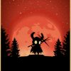 Cartoon Hollow Knight Poster Classic Japanese Anime Retro Poster Kraft Paper Prints Wall Art Home Room 7 - Hollow Knight Store