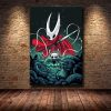 Game Hollow Knight Map Game Poster Decor HD Printed Canvas Painting Hallownest Posters Wall Art Picture 9 - Hollow Knight Store