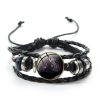 Hollow Knight Game Bracelet Game Protagonist Cartoon Figure Image Glass Cabochon Gem Multilayer Leather Braided Bracelet 1 - Hollow Knight Store