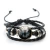 Hollow Knight Game Bracelet Game Protagonist Cartoon Figure Image Glass Cabochon Gem Multilayer Leather Braided Bracelet 2 - Hollow Knight Store