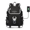 Hollow Knight School Bag usb charging shoulder bag BARDOON canvas Backpack Laptop travel bag rucksack for 1 - Hollow Knight Store