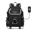 Hollow Knight School Bag usb charging shoulder bag BARDOON canvas Backpack Laptop travel bag rucksack for 3 - Hollow Knight Store