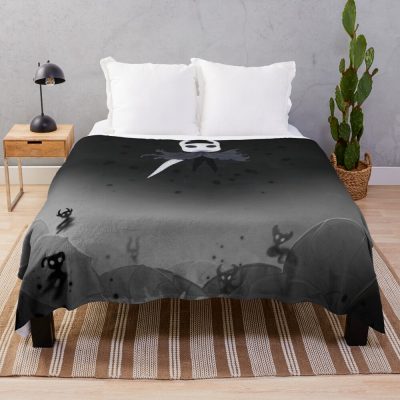 Hollow Knight In The Abyss Throw Blanket Official Hollow Knight Merch