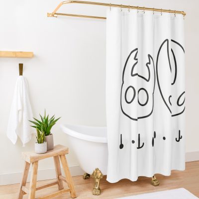 Hollow Knight Siblings- Black Shower Curtain Official Hollow Knight Merch