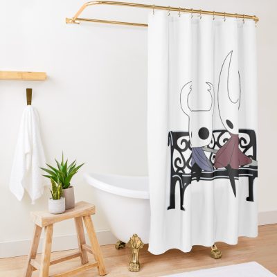 Hollow Knight Hollow Protagonists Shower Curtain Official Hollow Knight Merch