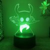 Hollow Knight 3d Led Lamp For Bedroom Night Lights Anime Mange Figure Avatar Room Decor Cute 2 - Hollow Knight Store