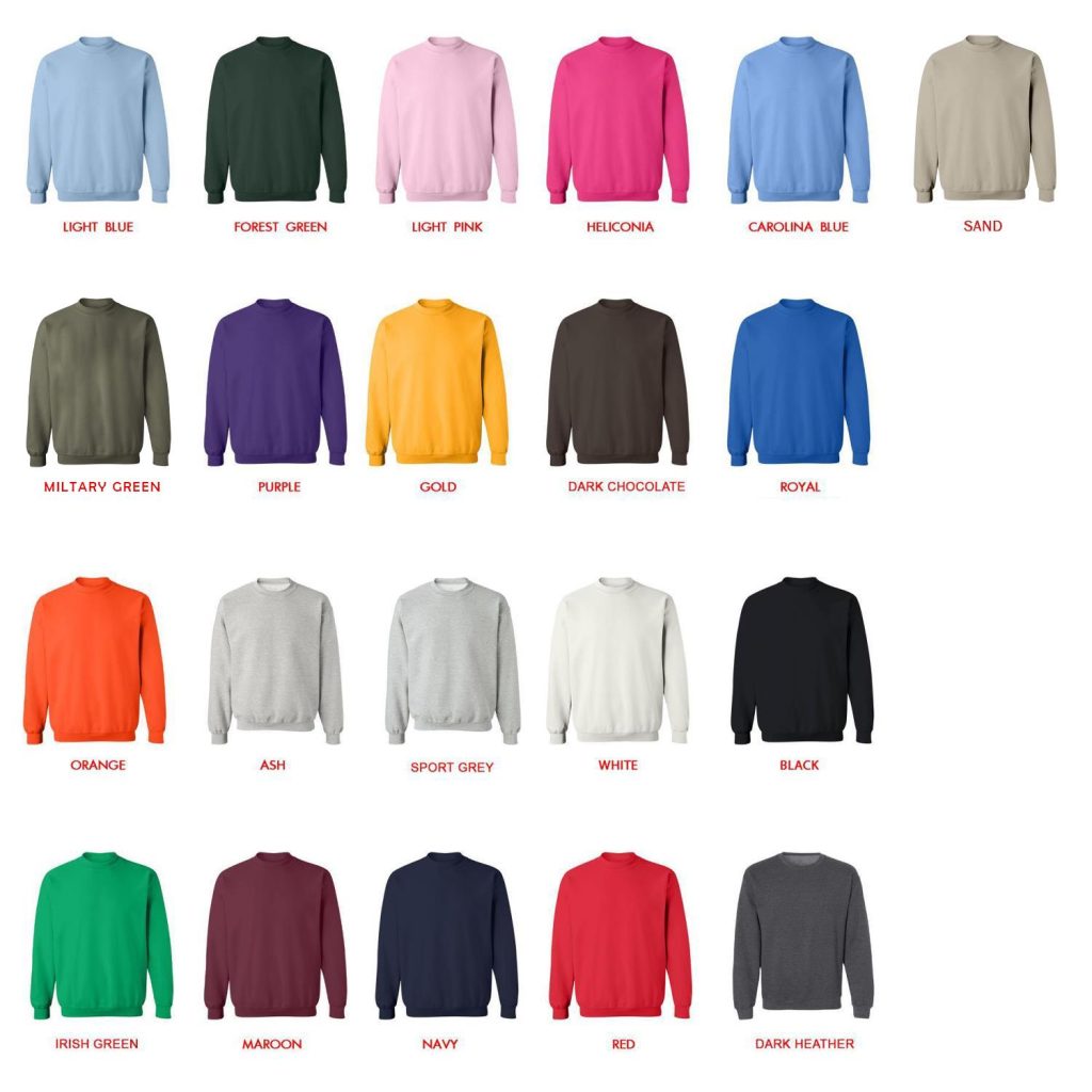 sweatshirt color chart - Hollow Knight Store