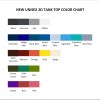 tank top color chart - Hollow Knight Store